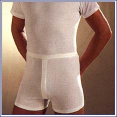 Seal underwear elastic in a finished product